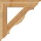 Ekena Millwork Funston Traditional Rough Sawn Bracket, Western Red Cedar, 6"W x 36"D x 36"H BKT06X36X36FST01RWR - alternate 3
